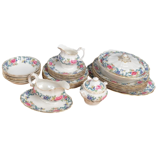704 - A quantity of Royal Doulton Booth's Floradora dinnerware.