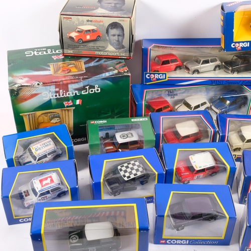 930 - 19 various boxed sets of Corgi Minis, including The Italian Job Special Edition, set of 3 in red whi... 