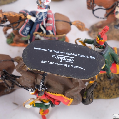 947 - DEL PRADO - 14 various Del Prado models, including Marshal Kutusov, 1812, and various other models.