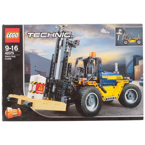 955 - LEGO - model no. 42079, a Heavy Duty Forklift, boxed, play-worn condition