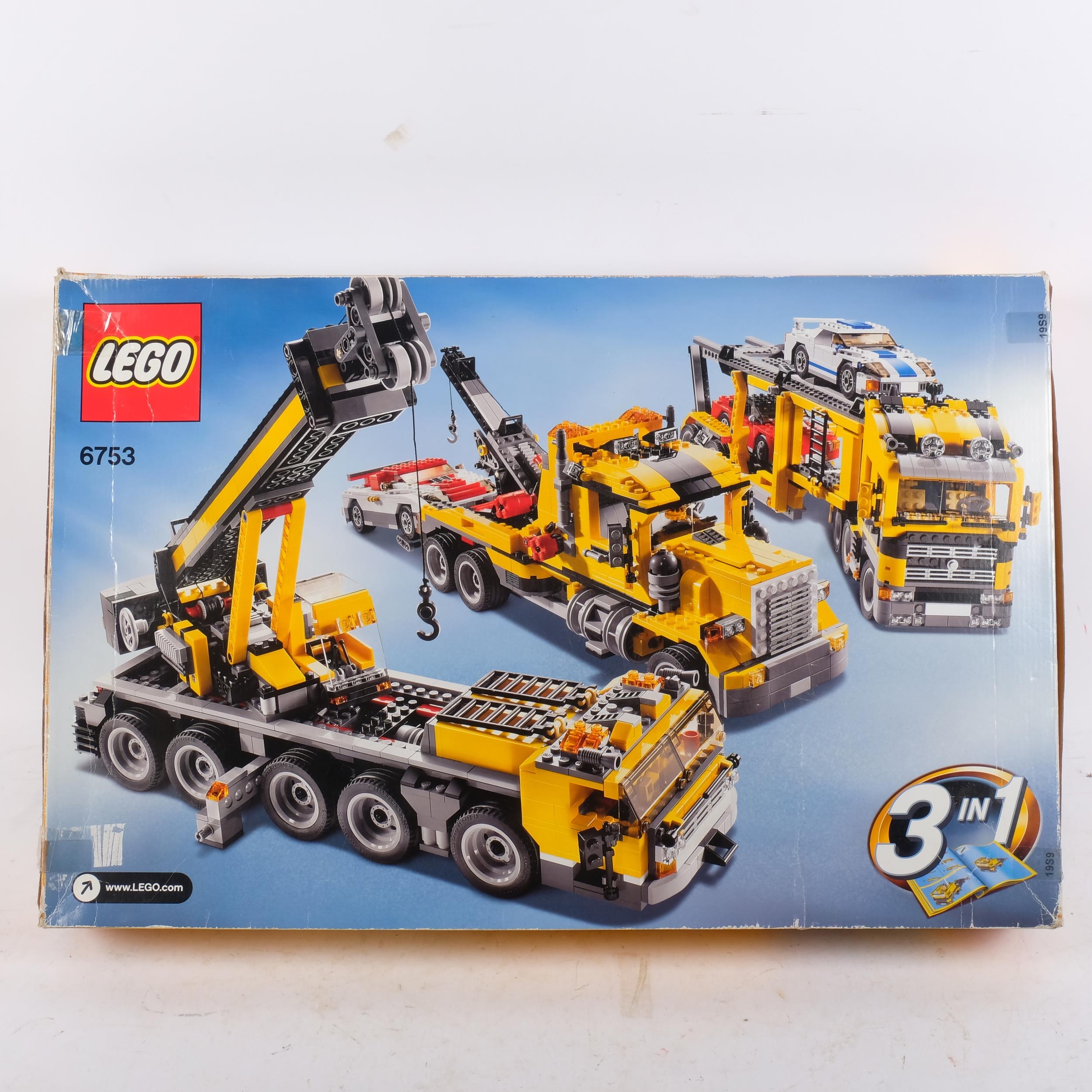 A LEGO 6753 Highway Transporter