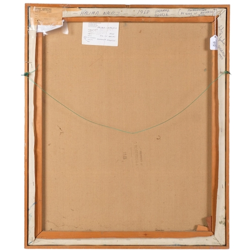 512 - Halima Nalecz (1914 - 2008), Summer Breeze, 1968, oil on canvas, 75cm x 63cm, framed, provenance: ex... 
