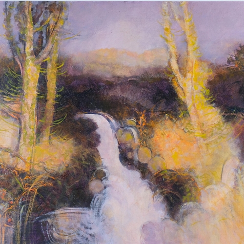 518 - John O'Connor (1913 - 2004), Heron Water, Ettrick Forest, oil on canvas, 76cm x 101cm, framed, prove... 