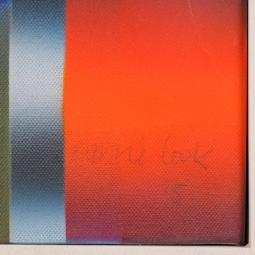 522 - Barrie Cook (1929 - 2020), Projected Images, 2015, acrylic on canvas, 50cm x 40cm, framed