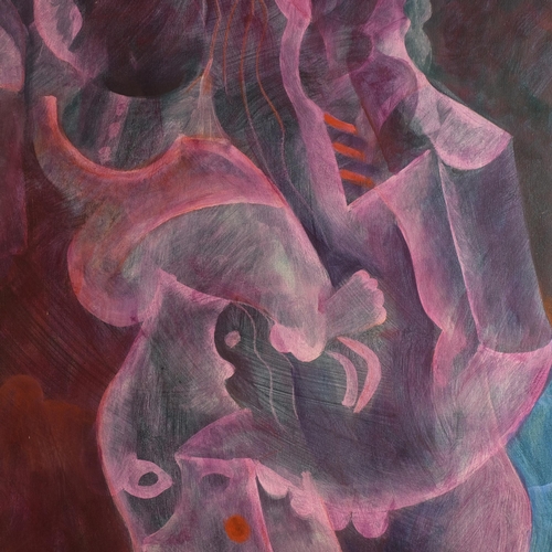 547 - Roland Jarvis (1926 - 2016), largescale abstract composition, oil on canvas, 122cm x 183cm (4' x 6')... 