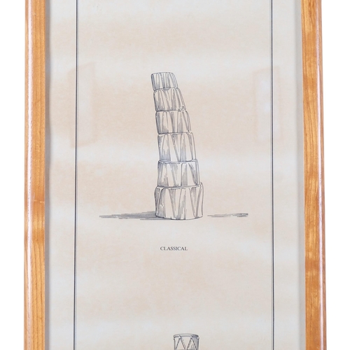 553 - Ian Hamilton Finlay, Classical And Neo-Classical, print, published by Wild Hawthorne Press, image 59... 
