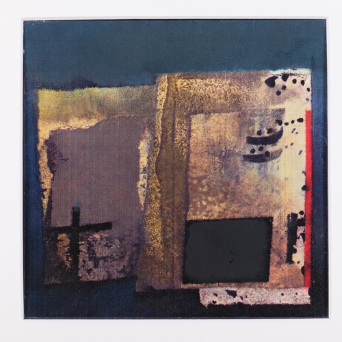 558 - Alexander Mackenzie (1923 - 2002), Headland, 1991, mixed media painting over a print, inscribed vers... 