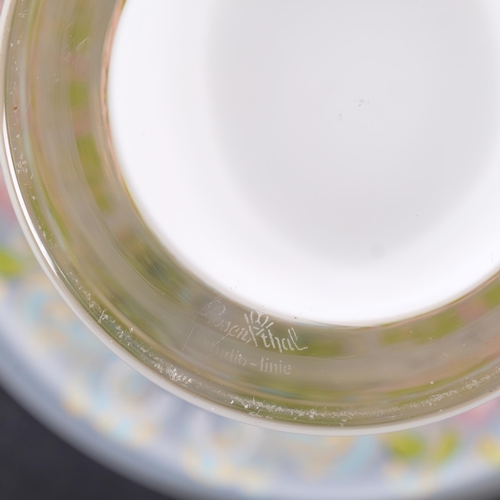 18 - BJORN WIINBLAD for Rosenthal Studio Line, a late 1970's design flared rim vase, white glass with Swa... 