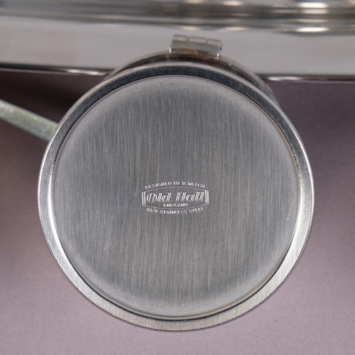 19 - ROBERT WELCH for Old Hall, a comprehensive set of stainless steel table ware, comprising an Avon tea... 