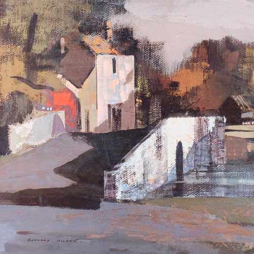 31 - After ROWLAND HILDER, a mid-century print of the ford at Eynsford, Kent, Royale Publications Ltd, 19... 