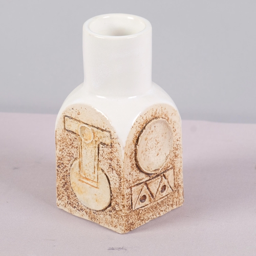 41 - AVRIL BENNET for Troika, Cornwall, a Newlyn spice jar, mid-late 1970s', makers marks to base, height... 
