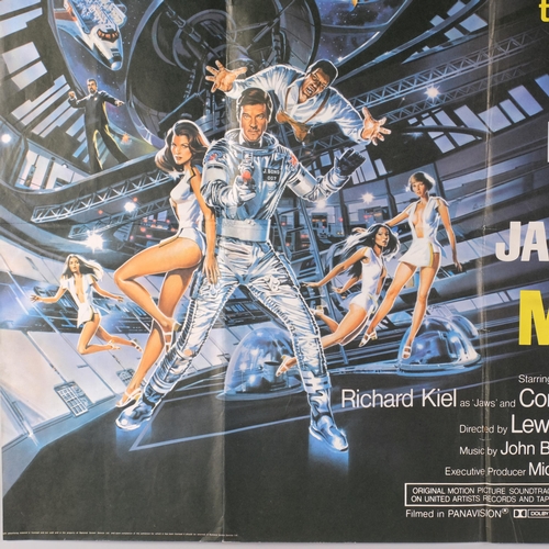 5 - James Bond: Moonraker (1979), British Quad Film Poster, artwork by Daniel Goozee, 30 x 40