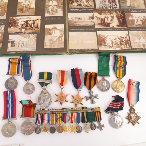 390 - A South African family medal group spanning South African War (1899-1902), First and Second World Wa... 