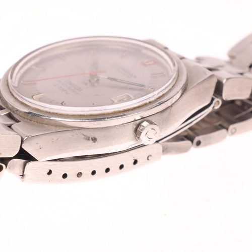 1029 - OMEGA - a Vintage stainless steel Constellation Electronic f300Hz chronometer quartz calendar bracel... 