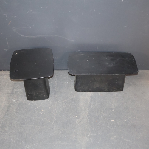 2023 - Two contemporary Side Tables by Ronan & Erwan Bouroullec for Vitra in a powder coated metal finish. ... 