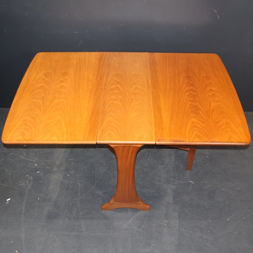 2041 - A Vintage teak veneered gateleg extending Dining table by G Plan. W91cm, H73cm, D30, ED134cm.