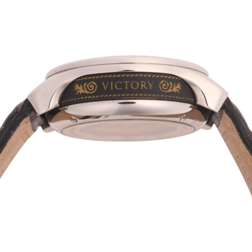 1000 - BREMONT - a stainless steel Limited Edition 'Victory' automatic chronograph wristwatch, circa 2012, ... 