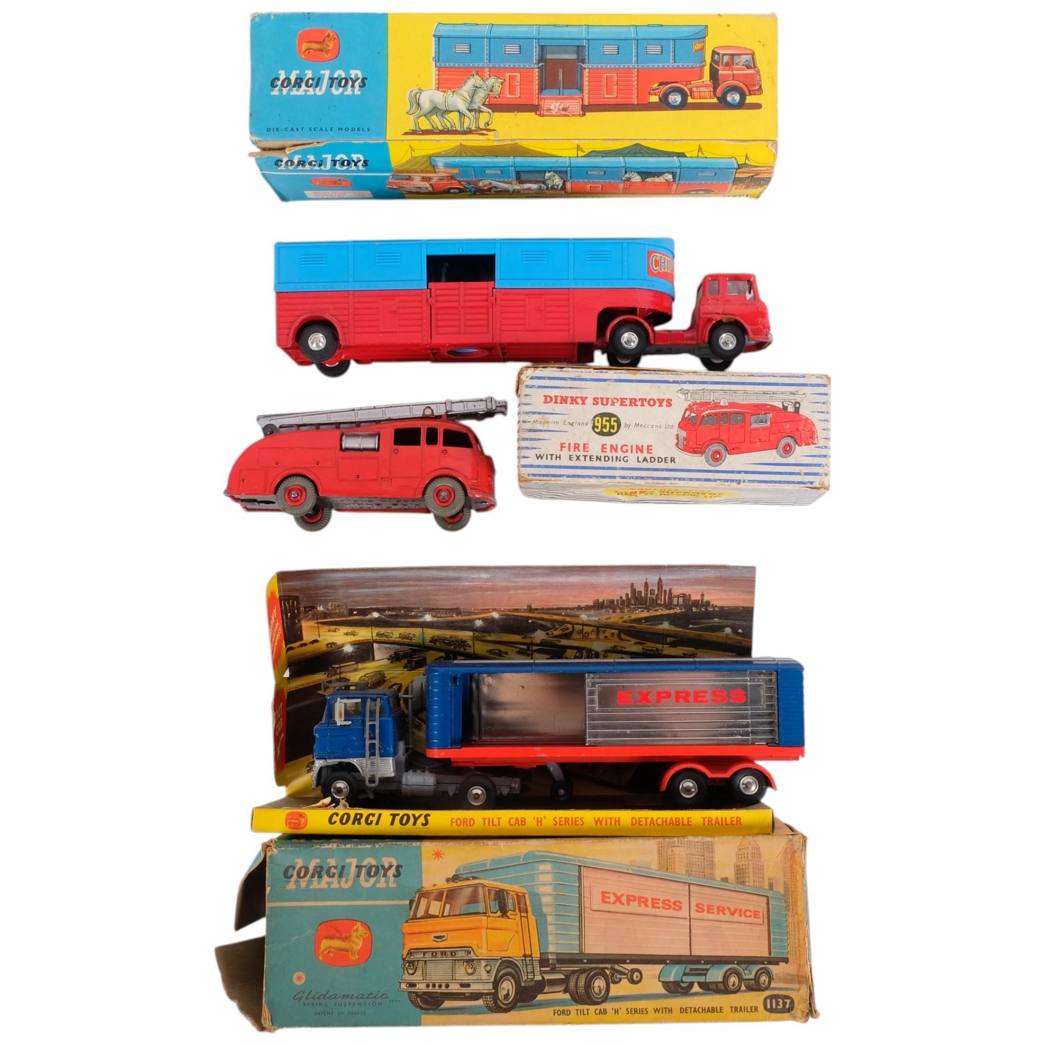 A collection of 3 good quality boxed toy vehicles, including Corgi ...
