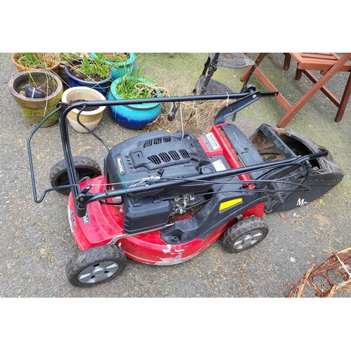 34 - A Mountfield 'ALSIIPD' petrol lawn mower with grass box