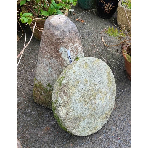 58 - A granite staddle stone