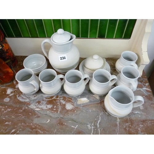 236 - Isle of Bute Studio Pottery Coffee set