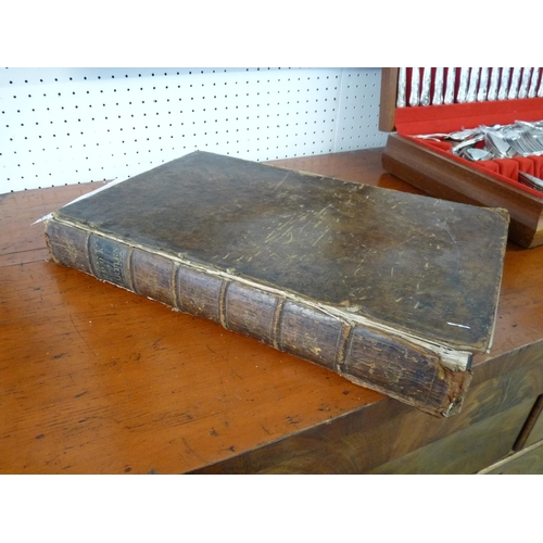 59 - The Book of Martyrs by John Fox C.1815 in brown Leather binding