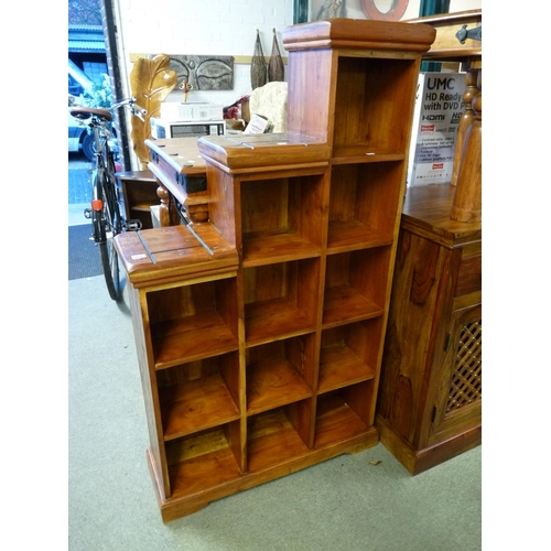 52 - Indonesian CD 3 tier bookcase