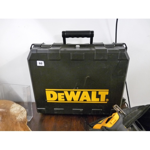 60 - Large Cased Dewalt Nail Gun 18V