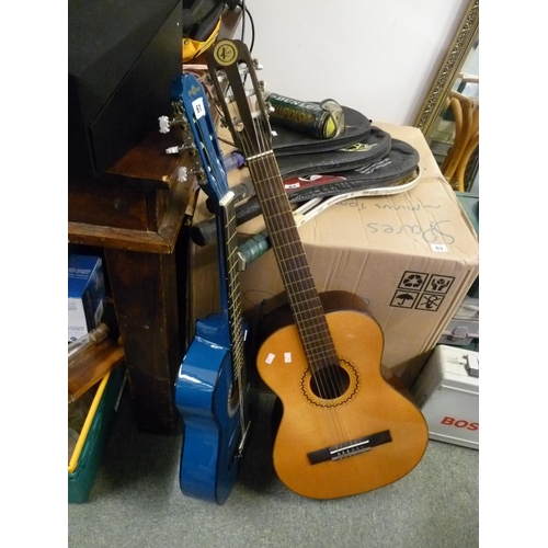 61 - Full Size Acoustic Guitar and a and a Gear 4 Music Guitar