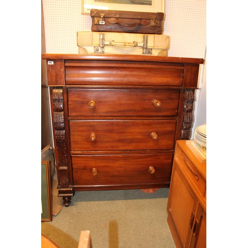 429 - Victorian Scotch Chest of Drawers