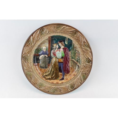 32 - Beswick Romeo and Juliet Wall plate, 2 character jugs Sairey Gamp and Tony Weller and a Sylvac Toby ... 