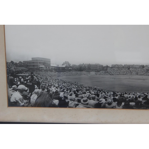 74 - RARE Large Original Panoramic Photograph South Africa v England 1939, Wanderers Old Ground, Johannes... 