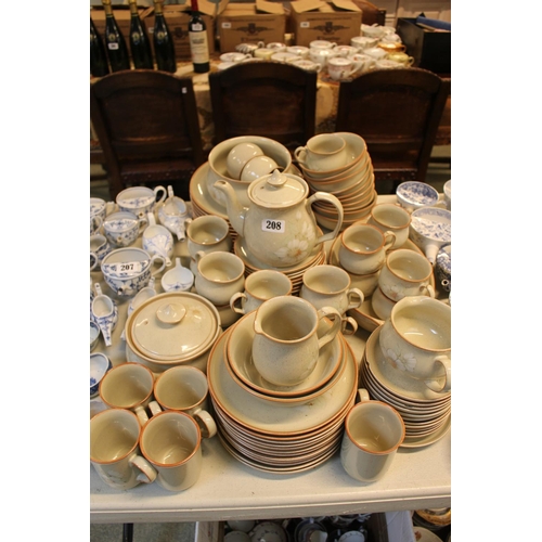 208 - Extensive Denby Day Break pattern dinner service