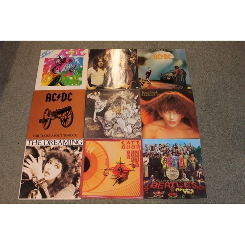 90 - Very Large collection Vinyl to include AC/DC, Black Sabbath, David Bowie, The Clash, Full Led Zeppel... 