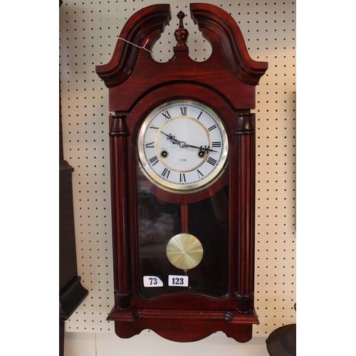 123 - 31 Day wall clock with Roman numeral dial