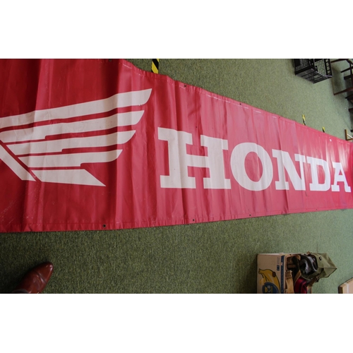 182 - Large Honda Sign from the Isle of Man TT Races