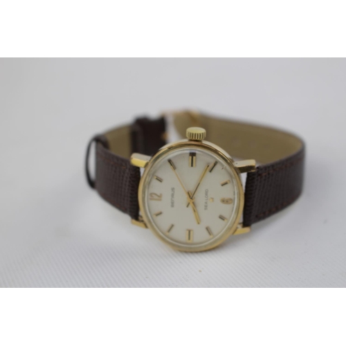 322 - Benrus Sealord Oval face wristwatch on strap