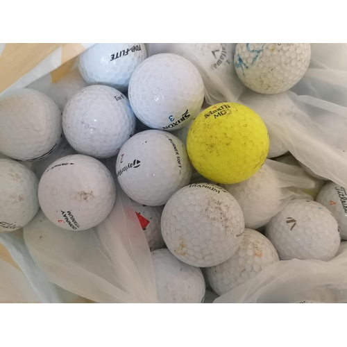 64t - Bag of assorted Golf Balls