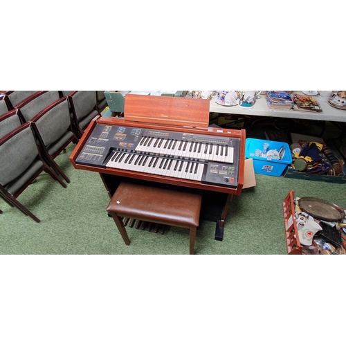 419 - Yamaha electone, electric organ and stool