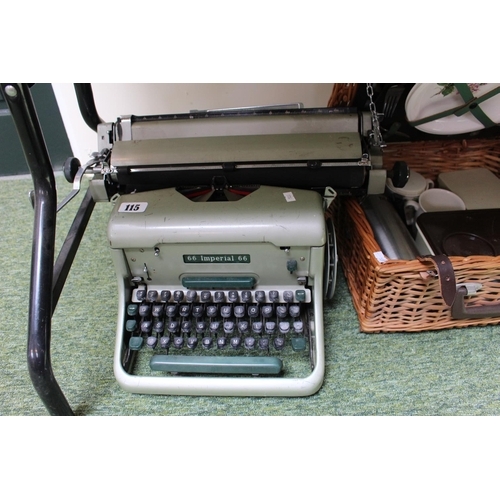 115 - Vintage Imperial 66 Typewriter