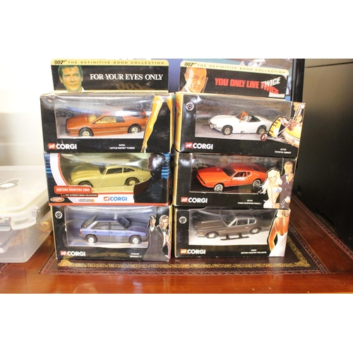 170 - Collection of 6 James Bond Corgi cars