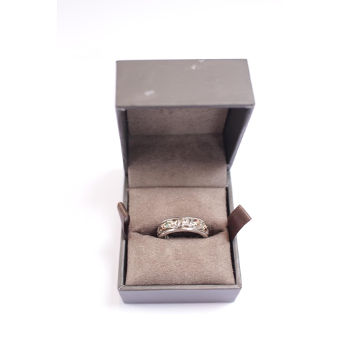 192 - Ladies 9ct Rose Gold and Silver Clogau ring 3.3g total weight