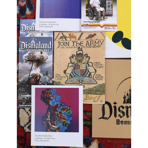 286 - Collection of Dismaland Bemusement Park Literature and Lithographic prints inc. Souvenir Brochure wi... 