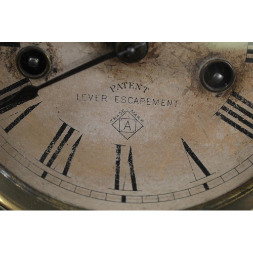 324 - Patent Leaver Escapement rope edged Circular Barometer