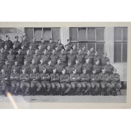 96 - Cambridgeshire Home Guard, large framed photo of the Pye Factory Home Guard unit, Cambridge