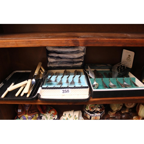 258 - Collection of assorted Silver plated flatware