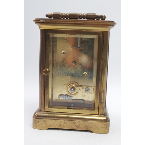 322 - Matthew Norman of London Brass cased carriage clock