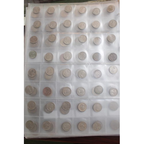 338 - Folder of assorted British Coinage including Shillings, Half Pennies and a Box of Assorted Copper Co... 