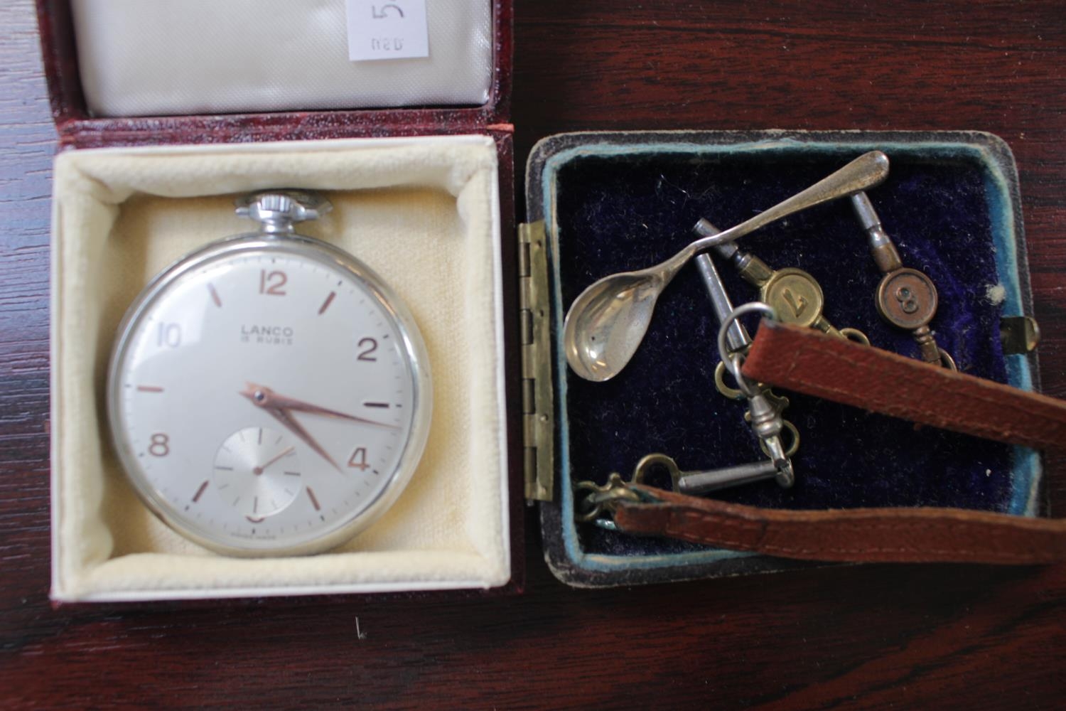 Lanco pocket watch 15 rubis hot sale