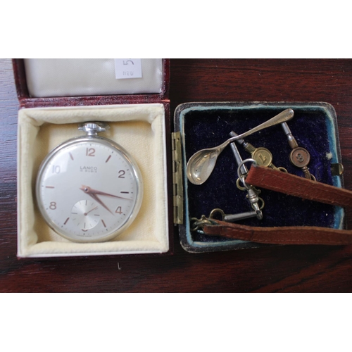 Lanco 15 sale rubis pocket watch